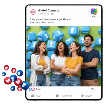 Buy facebook page likes form vibelygrowth